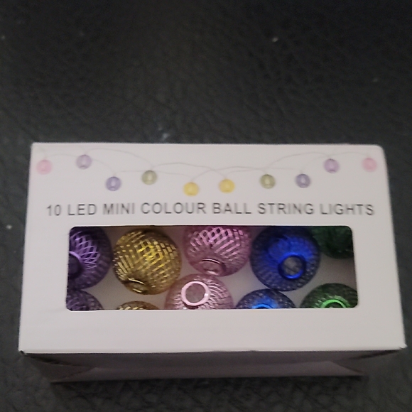 Vibrant LED Color Mini Ball String Lights - Picture 1 of 3